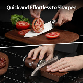 BKXOFH rolling sharpener with strong magnetic support for stable sharpening
