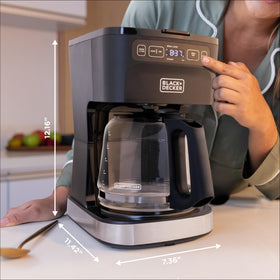 BLACK+DECKER CaféCraft brews evenly for consistent flavor across cups.