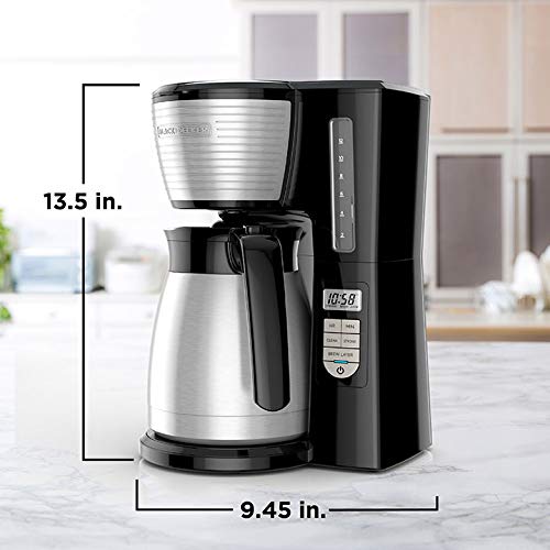 LCD fresh brew timer helps plan refills after brewing