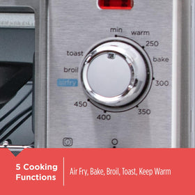 Included bake pan with BLACK+DECKER Crisp 'N Bake for versatile cooking.