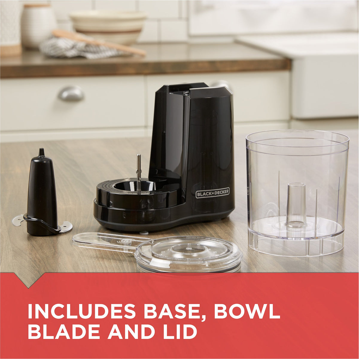 BLACK+DECKER FreshPrep parts are dishwasher-safe for simple cleanup.