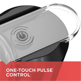 BLACK+DECKER FreshPrep motor powers quick processing of herbs and vegetables.