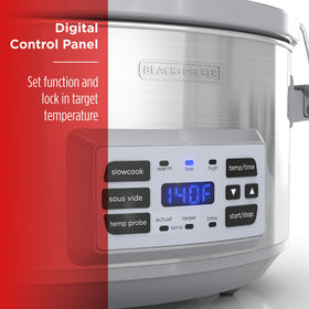 BLACK+DECKER SCD7007SSD removable stoneware for easy cleanup after cooking