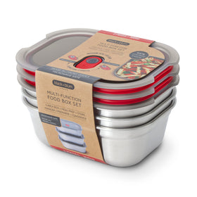 BLACK + BLUM lunch box set stainless steel containers for durable, reusable daily use.