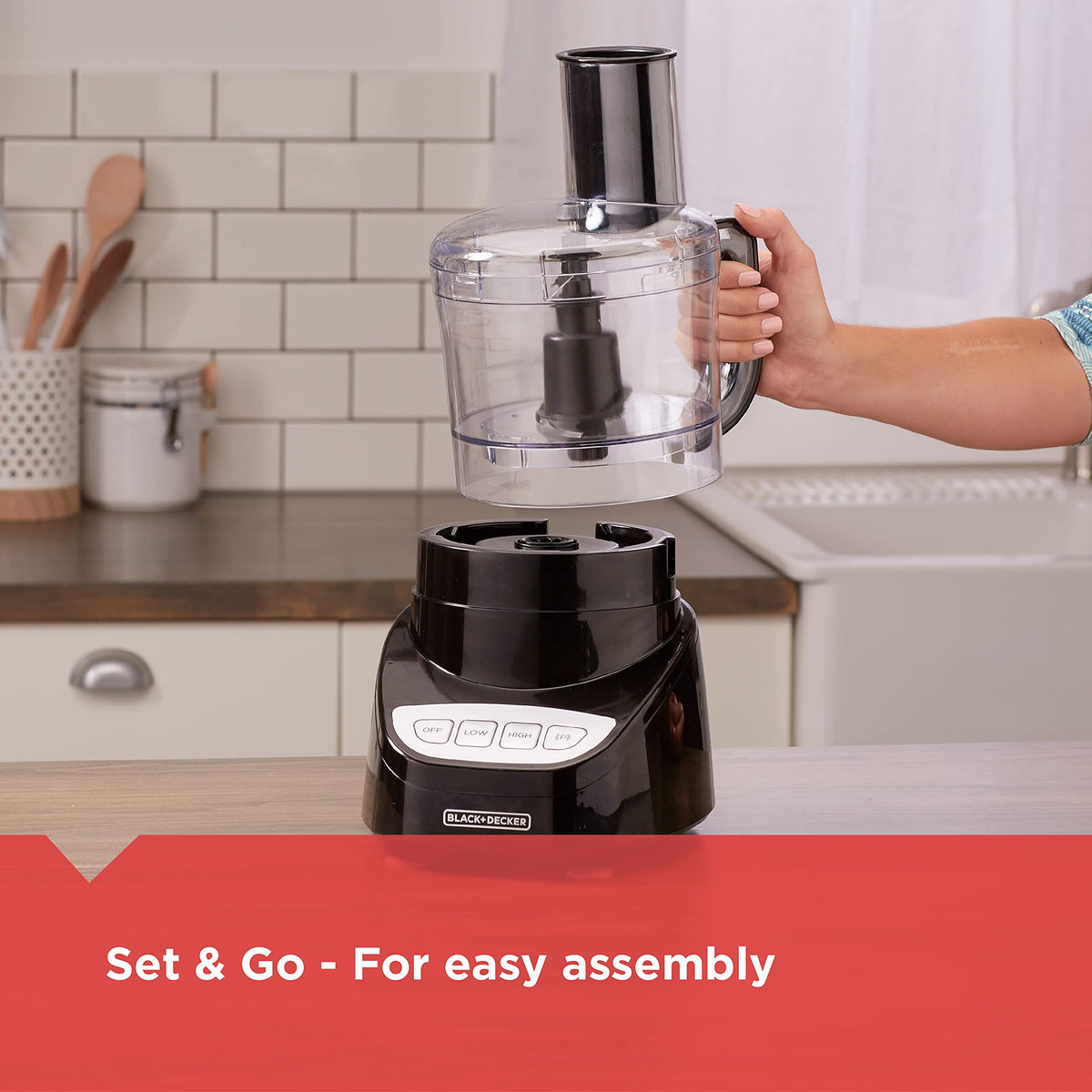 Black+Decker dual-speed with pulse for texture control