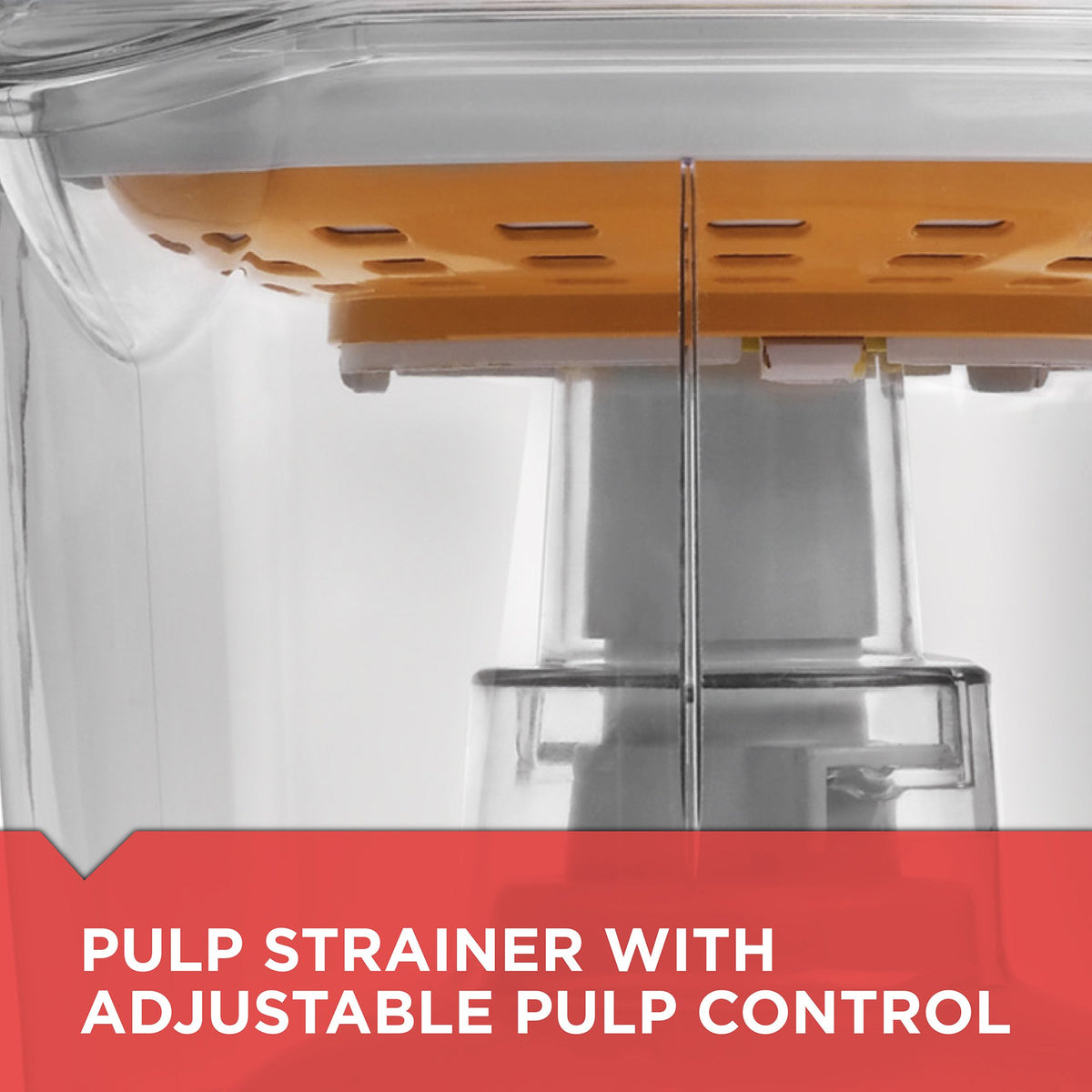 CJ625 adjustable pulp control dial for smooth or pulpy juice.