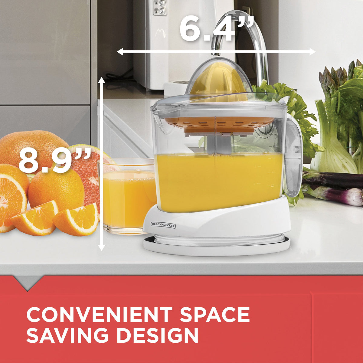 CJ625 seed strainer keeps juice clean and pulp-free.