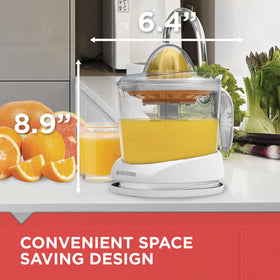 CJ625 seed strainer keeps juice clean and pulp-free.
