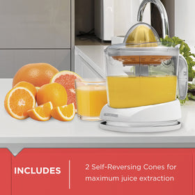Black+Decker CJ625 small cone juicing tiny citrus varieties.