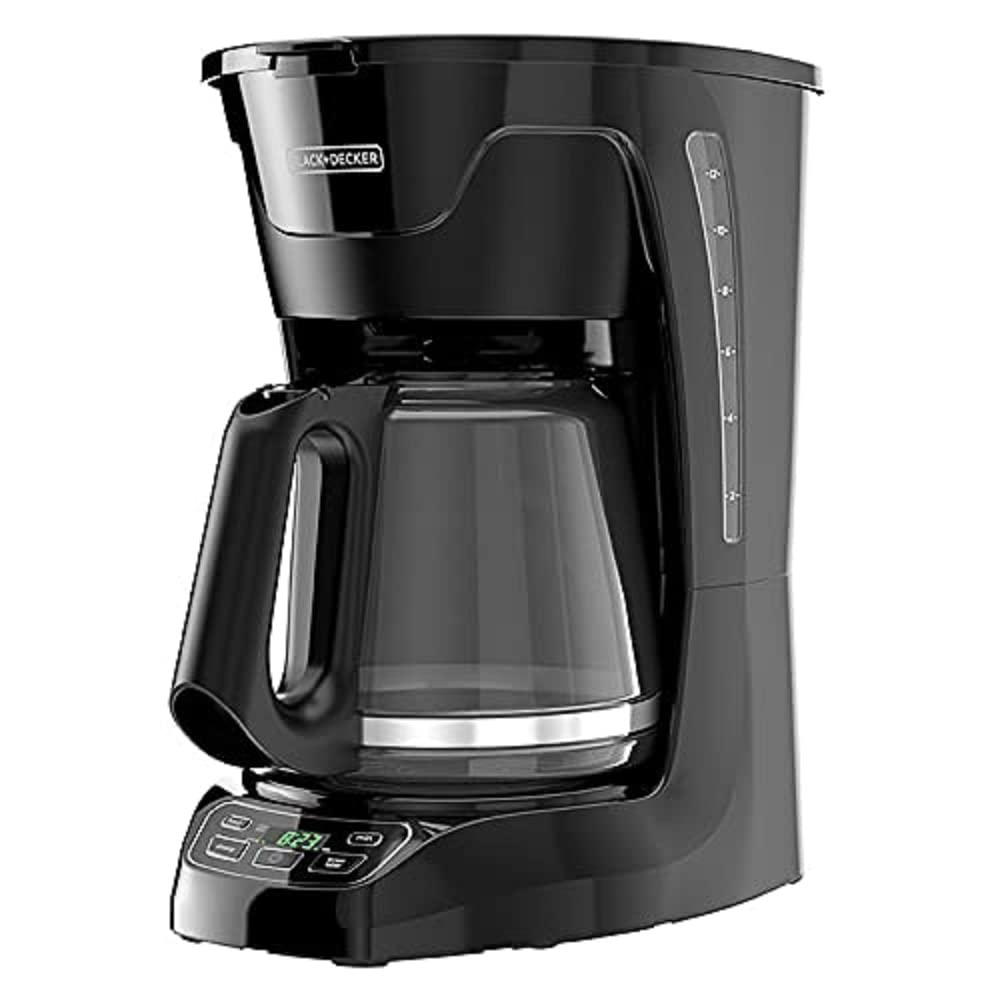 BLACK+DECKER CM1110B 12-cup brew fills a kitchen with rich aroma.