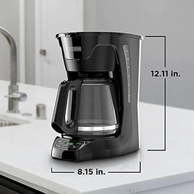 BLACK+DECKER CM1110B Auto-brew programming for convenient schedules.
