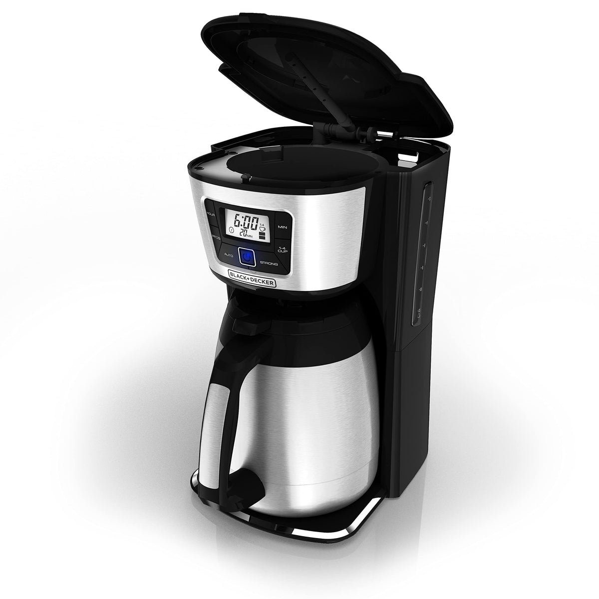 BLACK+DECKER CM2035B 1-4 cup setting for smaller batches