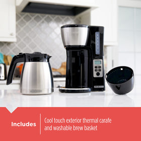 BLACK+DECKER CM2046S brew strength selector for a bolder cup