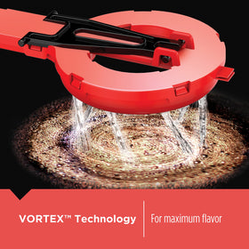 BLACK+DECKER CM2046S VORTEX showerhead delivering even saturation for full flavor