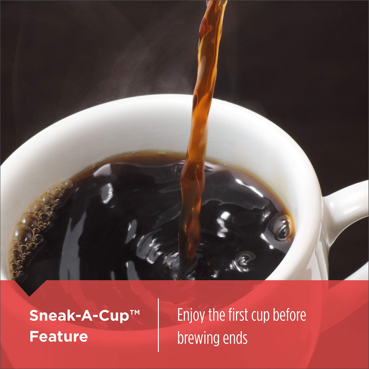 BLACK+DECKER CM5000B brew-strength selector tailors flavor