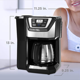 BLACK+DECKER CM5000B easy-clean brew basket simplifies maintenance