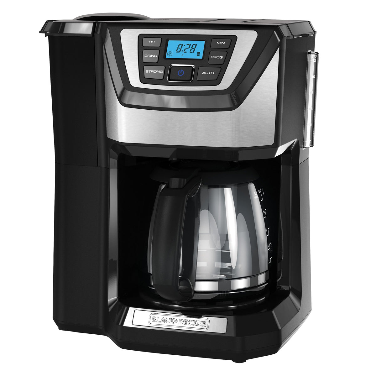 BLACK+DECKER CM5000B grind-to-brew action enhancing fresh coffee aroma