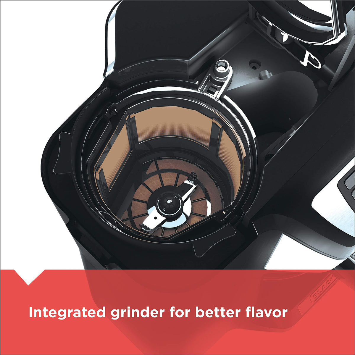 BLACK+DECKER CM5000B stainless finish highlights durable design
