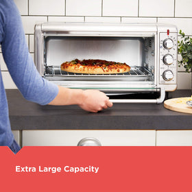 BLACK+DECKER air fry basket included for crisp results with little oil.