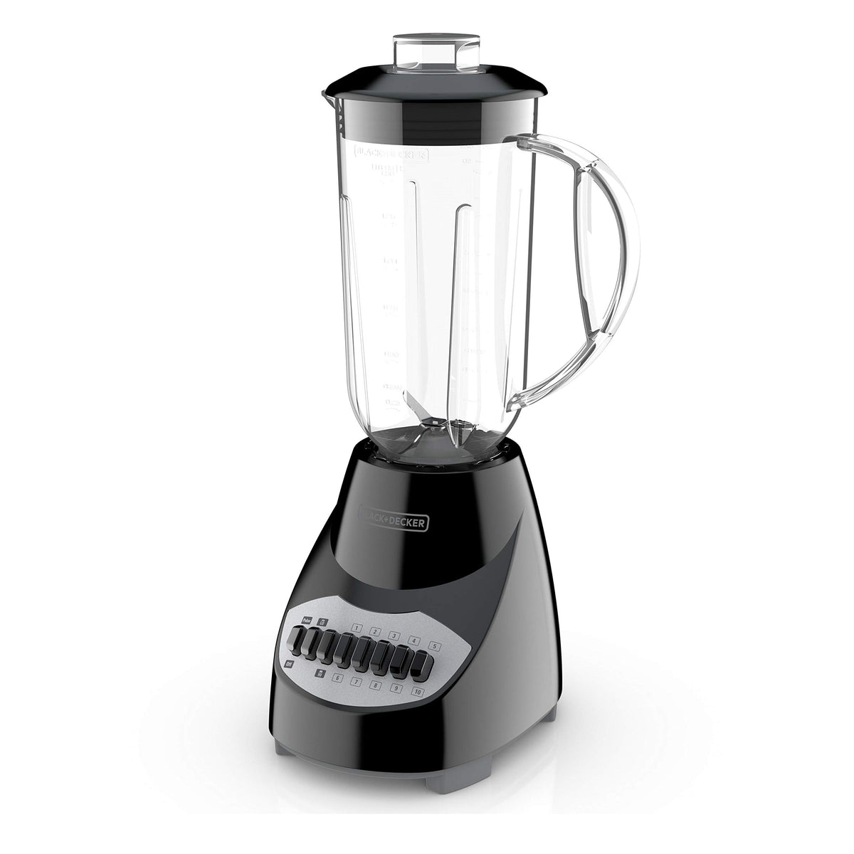 Black+Decker Crush Master blender with 6-cup jar for quick smoothies and sauces.