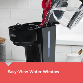 BLACK+DECKER easy-on/off switch simplifies morning brewing