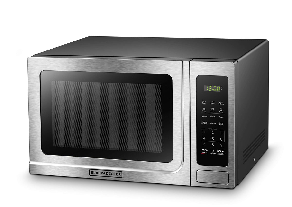 BLACK+DECKER EM036AB14 large LED display with clear timing information