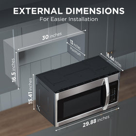 BLACK+DECKER EM044KB19 400 CFM vent assists with steam and odors