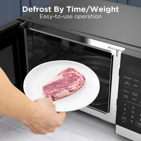 BLACK+DECKER ES9P032NA microwave cavity inside ready for even heating and roasting