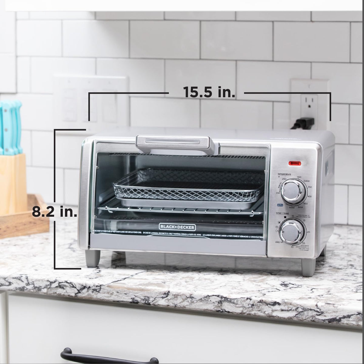 BLACK+DECKER keep warm setting maintains warmth without overcooking