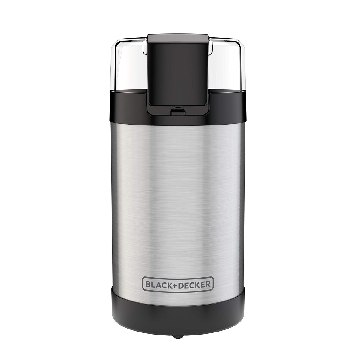 2/3 cup capacity shown with a small batch of ground coffee