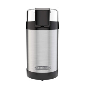 2/3 cup capacity shown with a small batch of ground coffee