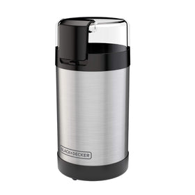 BLACK+DECKER One Touch Coffee Grinder shows evenly ground beans in the bowl for consistency