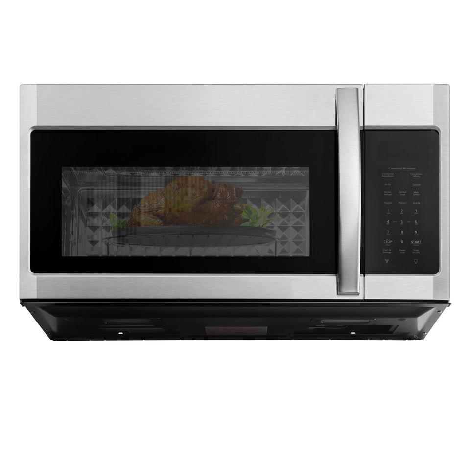 BLACK+DECKER over-the-range microwave interior space for convenient meal preparation.