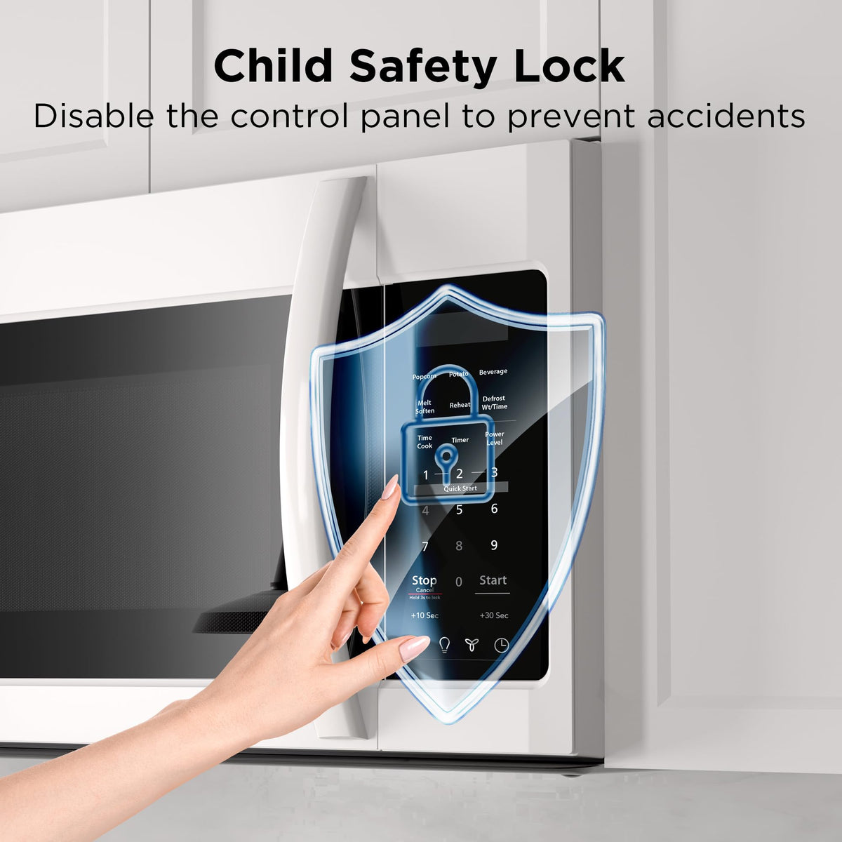 BLACK+DECKER quick menus provide popcorn and beverages for busy evenings.