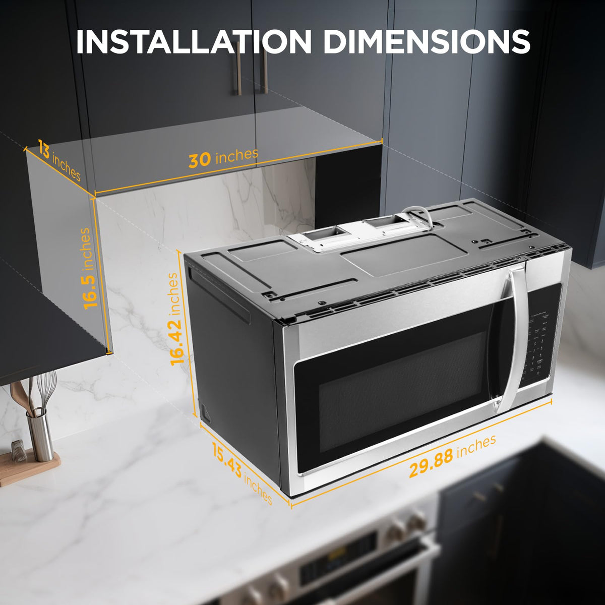 BLACK+DECKER stainless steel front adds durability and style.