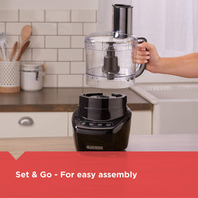 Black+Decker reversible slice/shred disc for veggie prep.