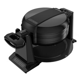 BLACK+DECKER Rotating Waffle Maker spreads batter evenly for fluffy, golden waffles