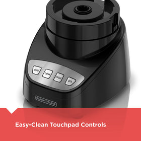 Black+Decker stainless steel S-blade for fast chopping