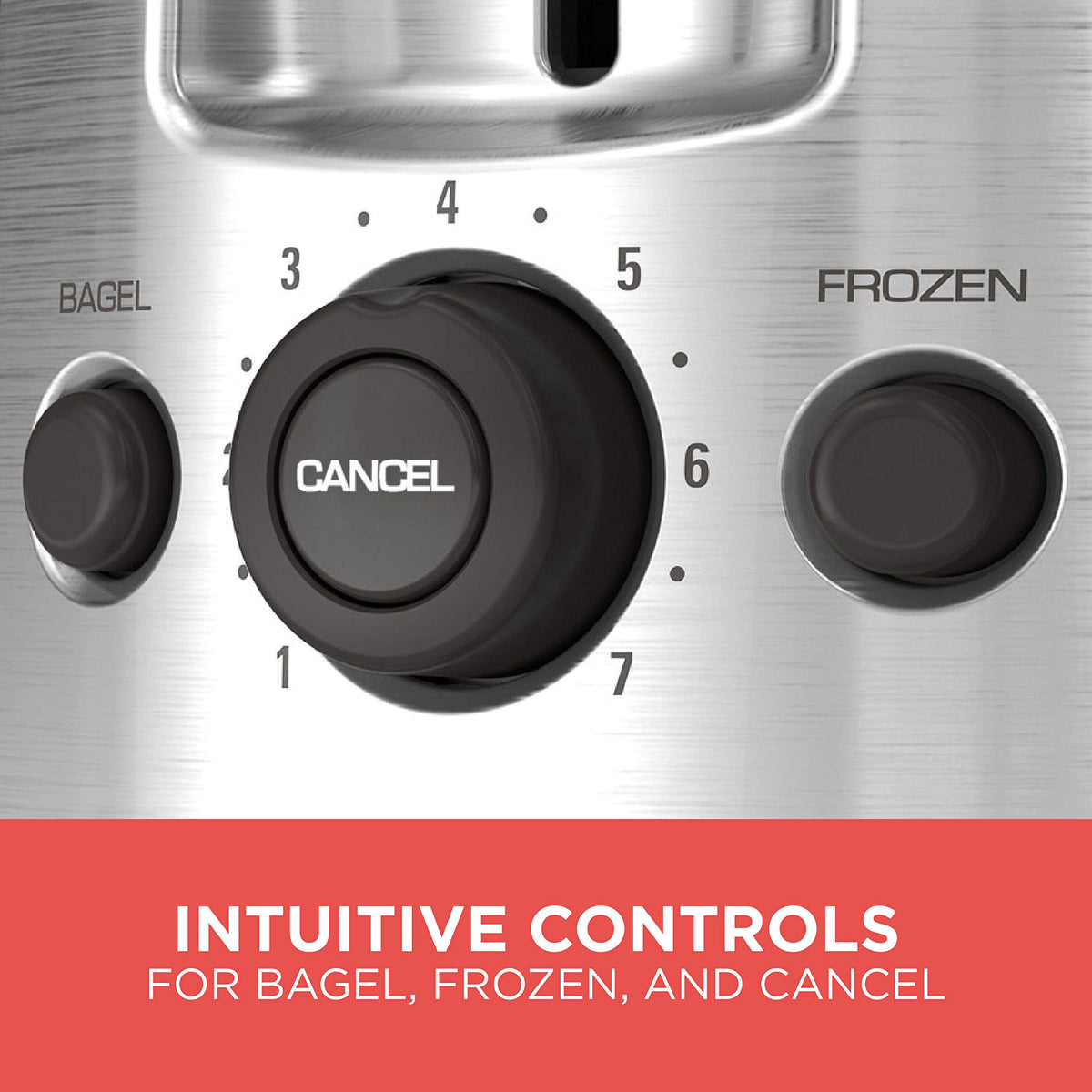 BLACK+DECKER TR1278BD bagel function button for crisp results.