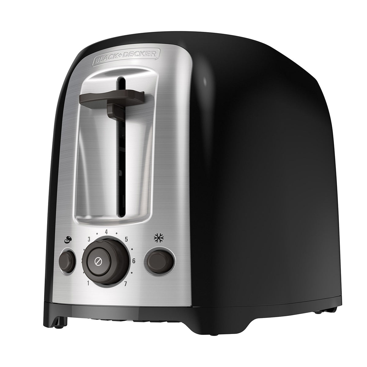 BLACK+DECKER TR1278BD toaster with extra-wide slots for bagels and thick bread.