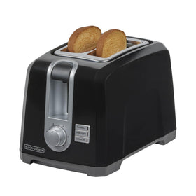 BLACK+DECKER toaster with cancel option for immediate stop.