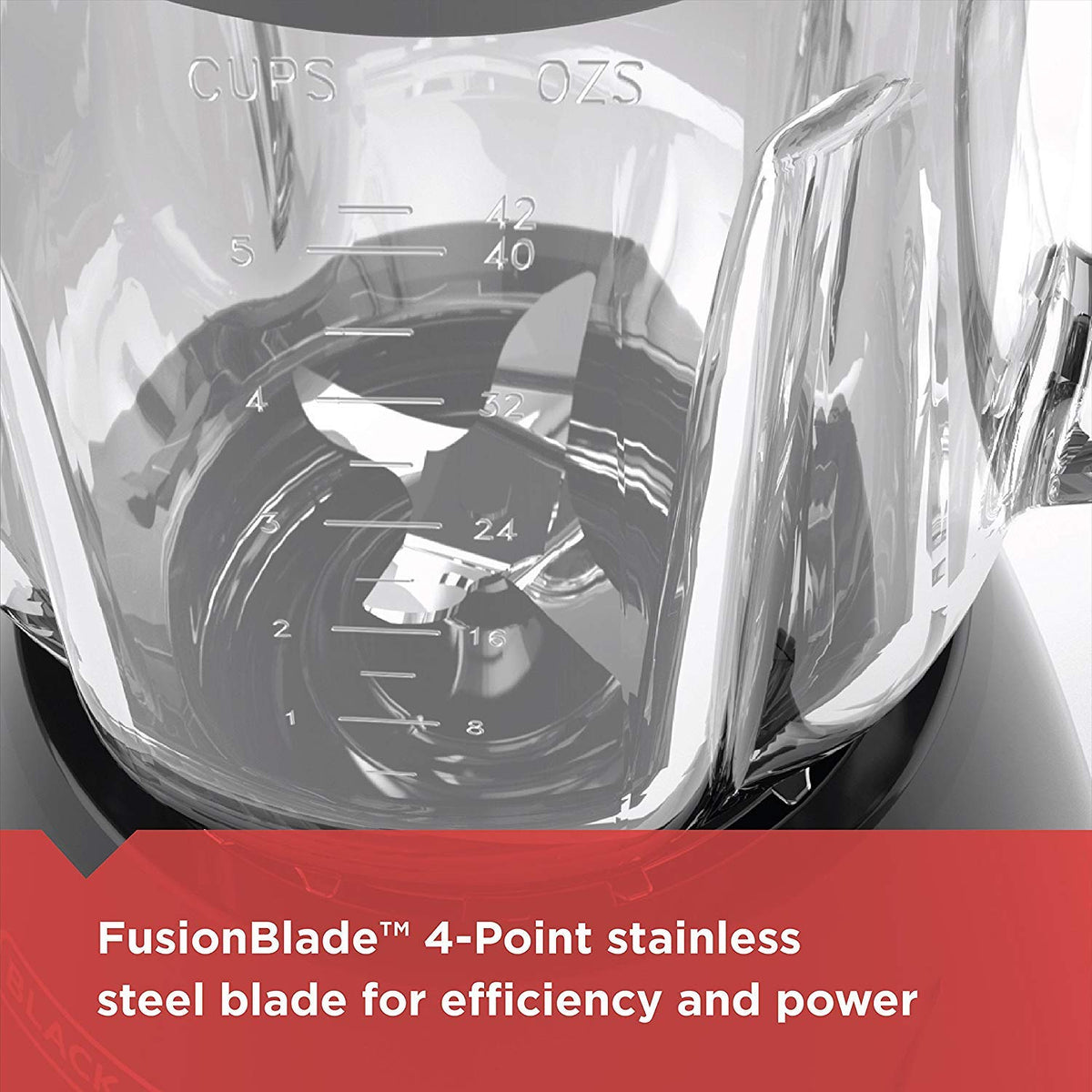 BLACK+DECKER dishwasher-safe parts simplify cleanup after blending.