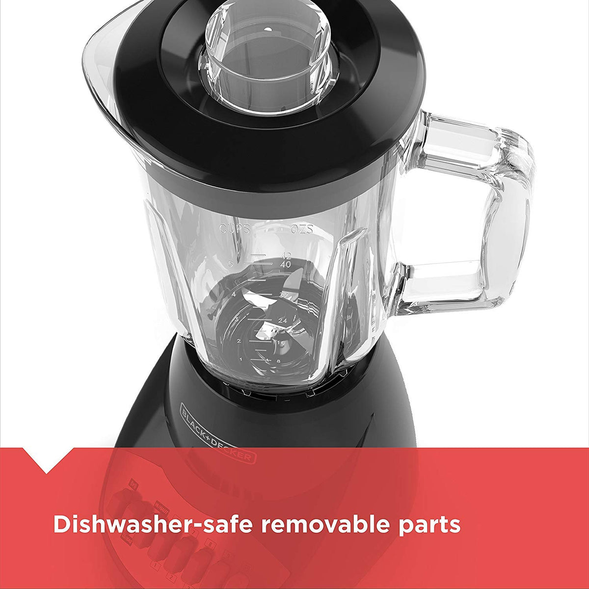 BLACK+DECKER easy-clean function helps loosen residue for quick cleanup.