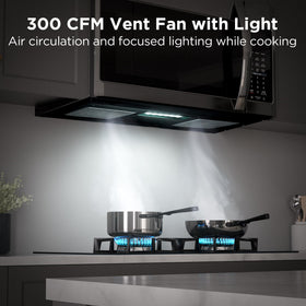 BLACK+DECKER interior space emphasizes 1.7 cu ft capacity for larger plates.
