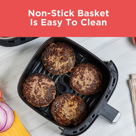 BLACK+DECKER Purifry 4QT dehydrating snacks with the dehydrate preset.