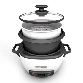 Two heat settings on BLACK+DECKER RC516 control cooking and warming
