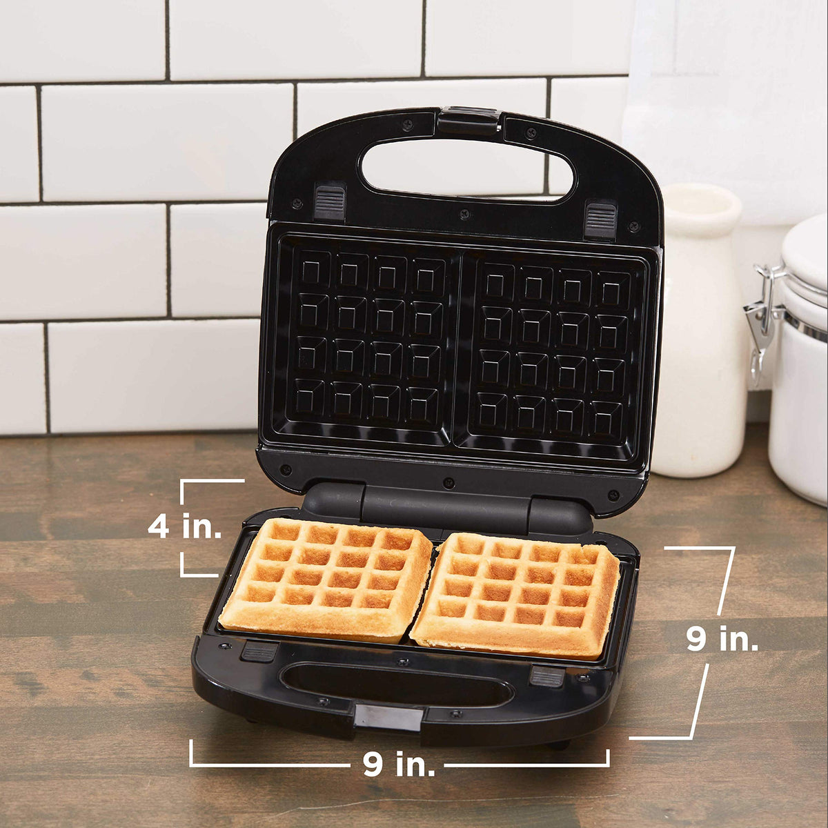 BLACK+DECKER Morning Station compact stainless-steel design saves counter space