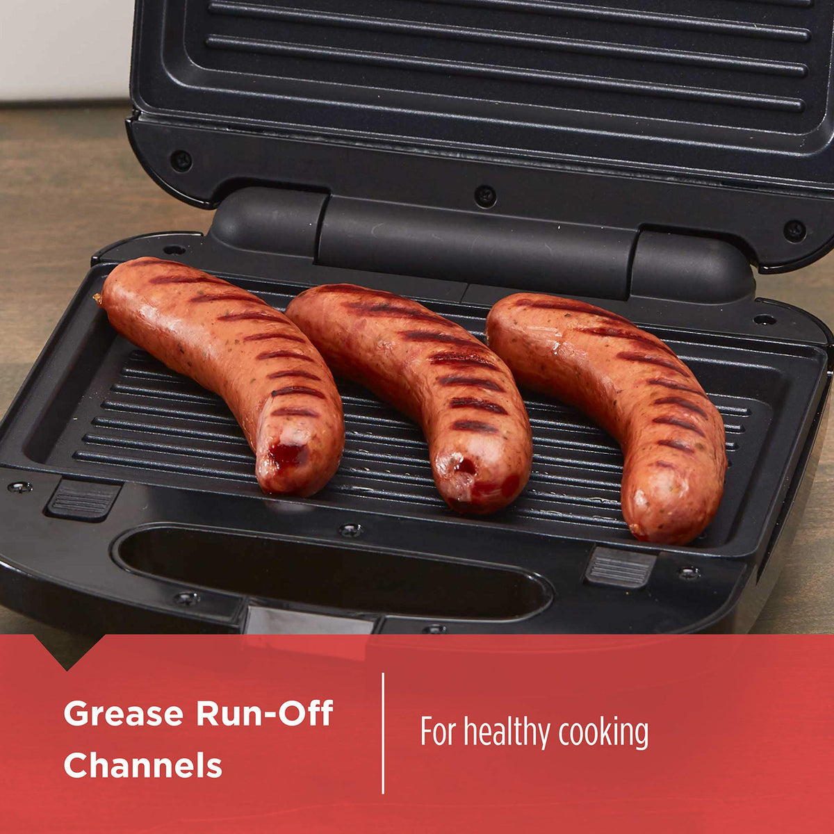 BLACK+DECKER Morning Station nonstick surface for easy food release