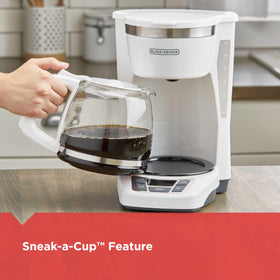 CM1160W water window shows exact level for precise brewing.