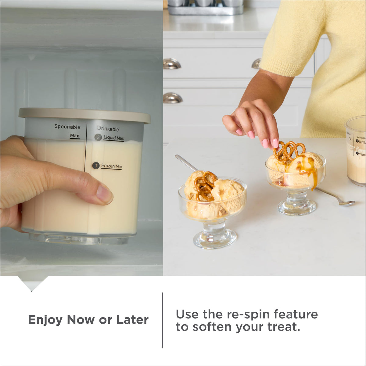 Compact counter-top setup with the BLACK+DECKER device ready for daily dessert prep